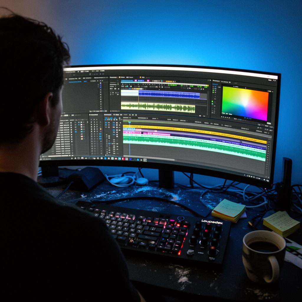 Miso at the edit suite